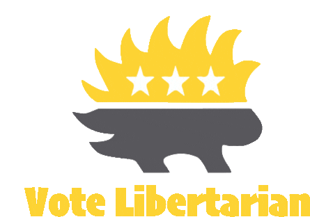Vote Libertarian Sticker - Vote Libertarian Freedom Stickers
