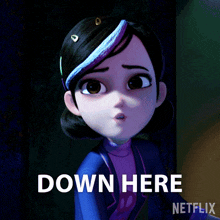 Down Here Claire Nuñez GIF - Down Here Claire Nuñez Trollhunters Tales Of Arcadia GIFs