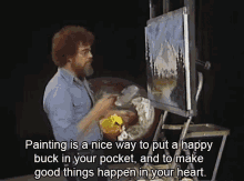 Painting GIF - Painting Bob Ross GIFs