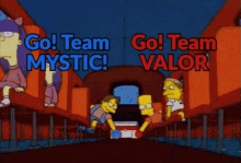 The Simpsons Playing GIF - The Simpsons Playing Team Mystic GIFs