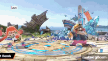 Super Smash Bros Super Smash Bros Ultimate GIF - Super Smash Bros Super Smash Bros Ultimate Inkling GIFs