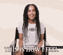 This Is How I Feel Zoe Kravitz GIF - This Is How I Feel Zoe Kravitz Excited GIFs