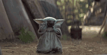 Baby Yoda Sips Tea GIF - Baby Yoda Sips Tea Star Wars GIFs