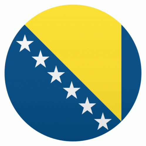 Bosnia And Herzegovina Flags Sticker - Bosnia And Herzegovina Flags ...