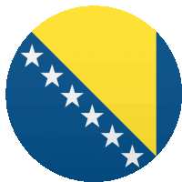 Bosnia And Herzegovina Flags Sticker