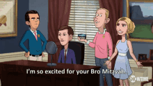 Im So Excited For You Bro Mitzvah GIF - Im So Excited For You Bro Mitzvah Our Cartoon President GIFs