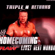 Triple H Returns GIF - Triple H Returns 2005 GIFs