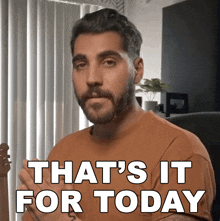 That'S It For Today Rudy Ayoub GIF - That'S It For Today Rudy Ayoub That'S All For Today GIFs