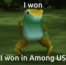 frog among us win