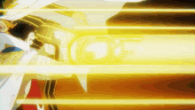 a cartoon drawing of a man holding a trumpet with a yellow light coming out of it