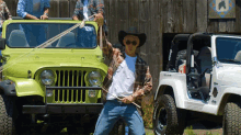 Cowboy Stephen Sharer GIF - Cowboy Stephen Sharer In My Jeep GIFs