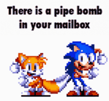 there is a pipebomb in your mailbox