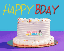 Happy Birthday Animated GIF - Happy Birthday Animated Angel Mud Skipper GIFs