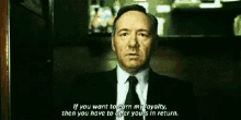 frank underwood house of cards loyalty