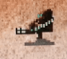 a computer screen shows a black object that looks like a helicopter