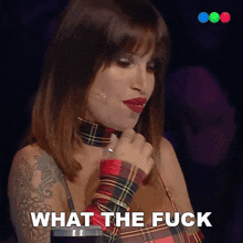 What The Fuck Flor Peña GIF - What The Fuck Flor Peña Got Talent Argentina GIFs