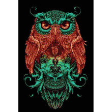 Eule Owl Glow Leuchten Flash Color Freude Spaß GIF - Eule Owl Glow Leuchten Flash Color Freude Spaß GIFs