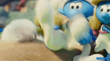 Going For A Ride GIF - Smurfs Smurfs The Lost Village Smurfs Movie GIFs