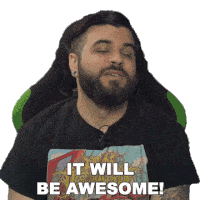 It Will Be Awesome Andrew Baena Sticker - It Will Be Awesome Andrew Baena Amazing Stickers