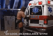 Stone Cold Steve Austin Ambulance GIF - Stone Cold Steve Austin Ambulance Wrestling GIFs
