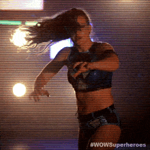 Ready To Fight Glitch The Gamer GIF - Ready To Fight Glitch The Gamer Wow Women Of Wrestling GIFs
