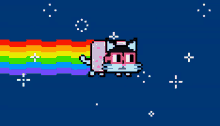 Nyoun Nyoun Cat GIF - Nyoun Nyoun Cat Nyan Cat GIFs