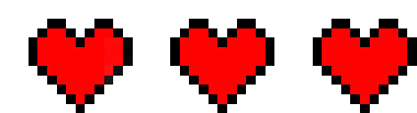 Heart Pixel Sticker - Heart Pixel Stickers