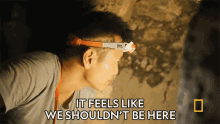 It Feels Like We Shouldnt Be Here Albert Lin GIF - It Feels Like We Shouldnt Be Here Albert Lin National Geographic GIFs