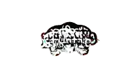 a sticker with skulls and the words psychotic on it