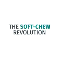 a logo for the soft-chew revolution is shown
