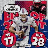 Buffalo Bills (28) Vs. New England Patriots (17) Third-fourth Quarter Break GIF - Nfl National Football League Football League GIFs