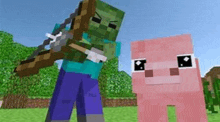 Minecraft Memes Pig GIF - Minecraft Memes Minecraft Pig GIFs