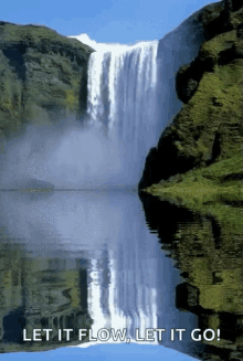Waterfall Lake GIF - Waterfall Lake Nature GIFs