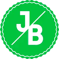 a green circle with the letter jb in the middle