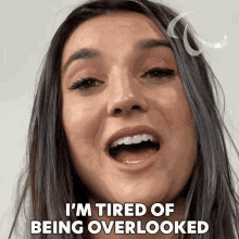 Im Tired Of Being Overlooked Brenna Huckaby GIF - Im Tired Of Being Overlooked Brenna Huckaby Wethe15 GIFs