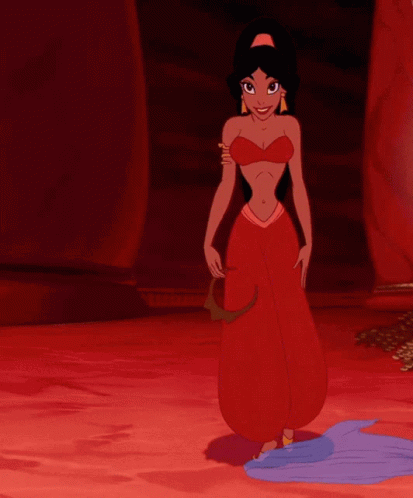 Jasmine Red Outfit GIFs | Tenor