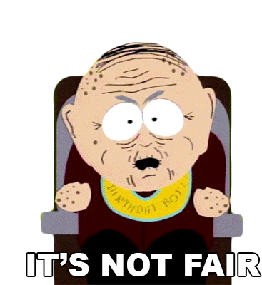 Its Not Fair Marvin Marsh Sticker - Its Not Fair Marvin Marsh South Park Stickers