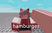 Hamburger Roblox GIF - Hamburger Roblox Minecraft GIFs