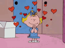 Peanuts Sally Brown GIF - Peanuts Sally Brown Hearts GIFs