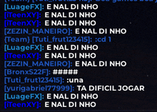a screenshot of a text message between luagefx and teenxx
