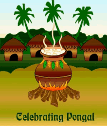 Celebrating Pingal Happy Pongal GIF