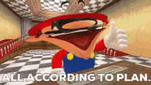 Smg4 Mario GIF - Smg4 Mario All According To Plan GIFs