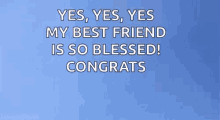 Yes Yes Yes My Bestfriend Is So Blessed Congrats GIF - Yes Yes Yes My Bestfriend Is So Blessed Congrats Kitten GIFs