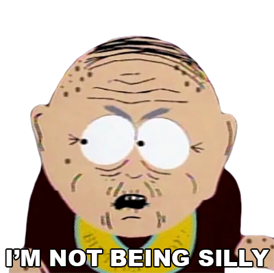 Im Not Being Silly Marvin Marsh Sticker - Im Not Being Silly Marvin Marsh South Park Stickers
