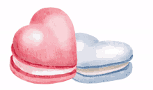 heart hearts pinkheart blueheart pink