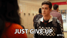 Just Give Up Stop GIF