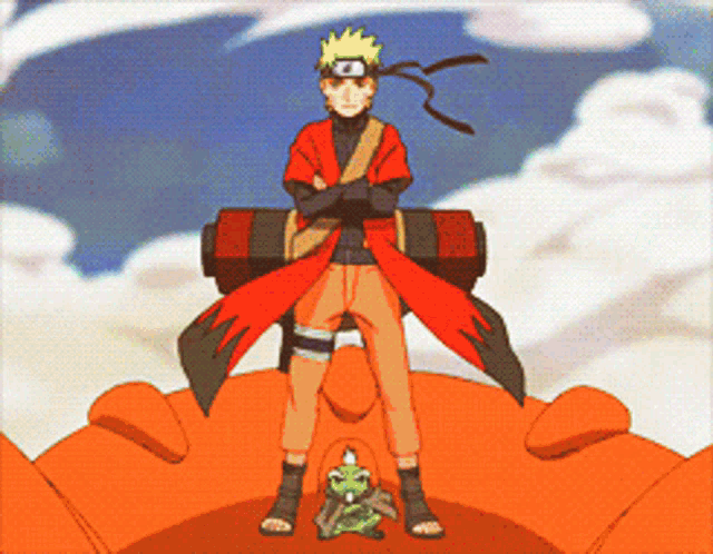 How to Draw Naruto in Six Paths Senjutsu Mode