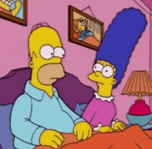 Homer Simpson Crazy Eye GIF - Homer Simpson Crazy Eye Marge Simpson GIFs