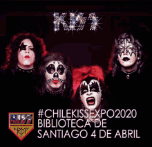 chile kiss expo2020 biblio teca de santiago april4 kiss rock