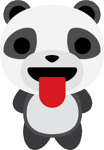 Funny Kidding Panda Sticker - Funny Kidding Panda Stickers